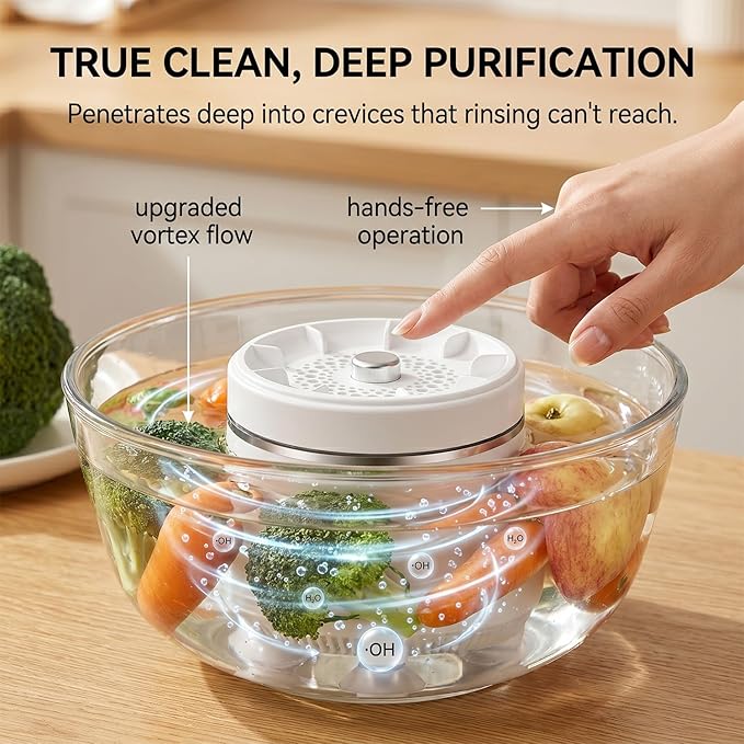 Fresh produce in water